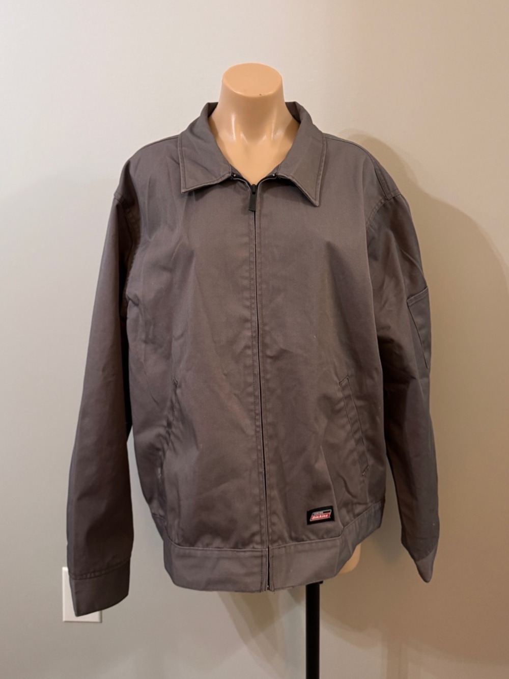 Dickies Gray Canvas Jacket Coat Men’s XL Work Streetwear